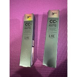 2 it Cosmetics CC Natural Matte Full Coverage Cream Skin Serum SPF 40 Foundation